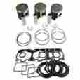 09-830-710240 Spi Winderosa Yamaha 600 Triple Snowmobiles Standard 65mm 3 Pistons Gasket Kit
