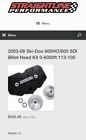 600ho-sdi 113-100 Straightline Performance Billet Head Ski Doo