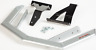 181-102-silver Straightline Performance Base Front Bumper Silver