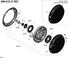 420910253 Skidoo Gtx Le Starter Housing