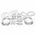710249 Winderosa Professional Full Top End Gasket Set Arctic Cat Zr600 Powder