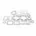 710264 Winderosa Full Top End Gasket Set Pro-formance Polaris Pro X 440 200-2004 714205702644