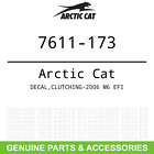 Clutching-2006 7611-173 Arctic Cat Oem Decal Efi