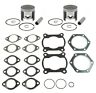 8991pidtrst488pgk72 Spi Polaris Indy Trail Supertrak Pistons Top End Gasket Kit