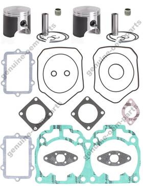 007sd800drtek8294 Aftermarket 2003 Ski-doo Rev 800 Top End Rebuild Kit Dual Ring Pistons Gaskets Bearings 82mm
