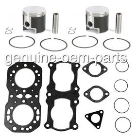 124711559 Aftermarket Polaris Indy 500 Classic Pistons Top End Gasket Kit Std Bore 72mm 1989-1995