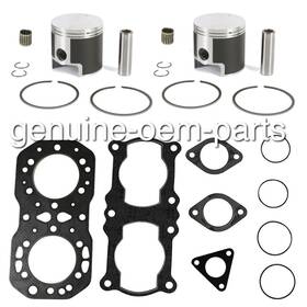 1249827259 Aftermarket Polaris Indy 500 Widetrak Top End Rebuild Kit Pistons Bearings Gaskets 91 92 93