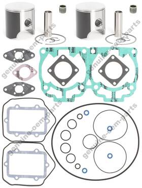 18577672 Aftermarket Ski-doo Mxz 600 Ho Top End Rebuild Kit Pistons Gaskets Bearings 72mm 2003-20