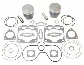 99007620016 Aftermarket 2000 Polaris Touring 600 Pistons Top End Gasket Kit 77.25mm Std Stock Bore