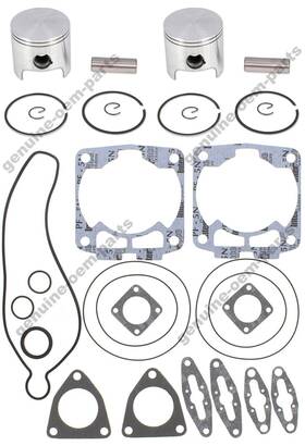 Aftermarket Pol197286pgk77259 Polaris Rmk 600 Piston Kits Top End Gasket Set 77.25mm Std Stock Bore 2003 2004