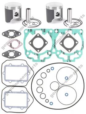 Aftermarket Sd038600hodrpgk723 Ski-doo Mxz 600 Ho Dual Ring Piston Kits Top End Gasket Set Std 72mm 2006 2007