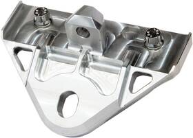 Alloy Art Mgmp-1 Front Motor Plates - Machined Finsh Motorcycle Street Bike