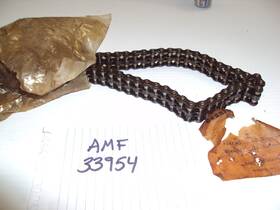 33954 Amf Ski-daddler Vintage Nos Oem Double Chain Mark Iv V Wide Tr