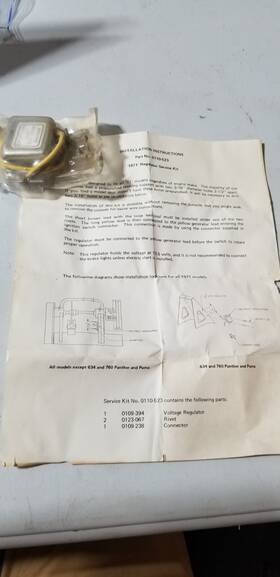0110-523 Arctic Cat New Vintage Snowmobile Voltage Regulator Add On Kit 1971