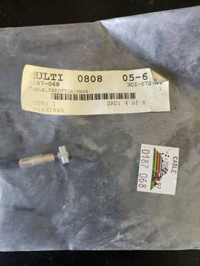0187-068 Arctic Cat Genuine Throttle Oil Injection Cable Oem Vm 38 Nos El Tigre