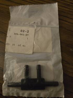 0610-717 Arctic Cat Snowmobile Coolant Hose Double Fitting