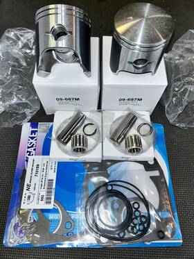09-687m Arctic Cat 1991-1999 550 Ext/pantera/cougar/bearcat/panther Pistons/gaskets Kit