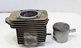 3000-233 Arctic Cat 1975 Panther 440 Cylinder 1 Clutch Side With Piston Oem#