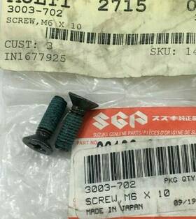 Arctic Cat 3003-702 2 Pk Oem Snowmobile Engine Water Pump Manifold Screw