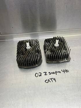 3005-933 Arctic Cat 2002 02 03 Z 440 Sno Pro Fan Engine Motor Cylinder Head Set Heads