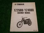 Lit-11666-00-46 Assembly Vintage Manual Yamaha 1977 Mx Ahrma Yz400d Yz250d Enduro Vmx