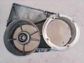 2265793 Bombardier 1973 Skidoo Tnt Silver Bullet 440 Fan And Stator Housing - Motor #2265793 Type 435