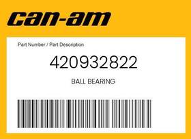 420932822 Can-am Genuine Ball Bearing -