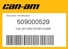 509000529 Can-am Genuine Oetiker Clamp -