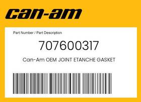707600317 Can-am Genuine Joint Etanche Gasket -