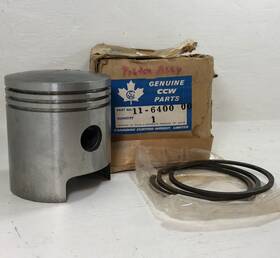 Ccw 11640000 Oem 375 Piston With Rings Vintage Snowmobile Atvs Nos Part