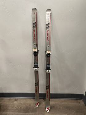 Sdm-803 Dynamic Pro Vintage Skis With Bindings - Classic Alpine Downhill