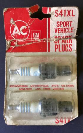 S41xl Gm Ac Vintage Spark Plugs-sport Vehical Atv Motorcycle Go-cart Snowmobile