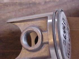 20441p Hirth Vintage Twin Cylinder 260r Snowmobile Piston 340 .010 - And Rings