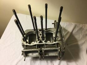 Am53905 John Deere Vintage Snowmobile Used Crankcase Liquifire