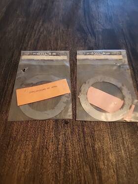 37-468-02 Kohler Oem Engine Cylinder Crankshaft Thrust Washers .012 Inch Nos Qty 2