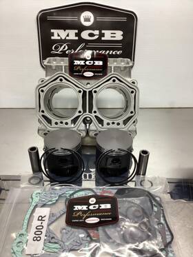 Mcb860-4432 Mcb 2007-10 Ski Doo 800r 860 Big Bore Kit Cylinder Pistons Gasket Perf New
