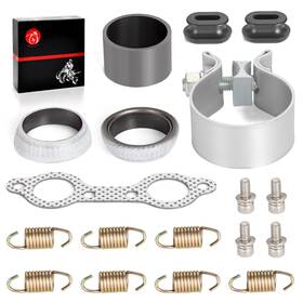 Moto1988 5250091 Exhaust Gasket Spring Rebuild Kit 5811511 525009 For Polaris Rzr 800 2008 - 2011