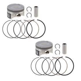 Nw-10011-2ski Namura Technologies 2 .020 Over Bore Piston Kits For Ski-doo 600 Ace 4-strokes 2011-24 74.5mm