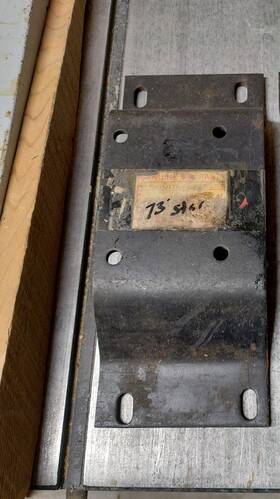 020240 Nos N.o.s-oem Vintage Snojet Engine Mount Plate