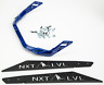 Nxprb225-fbk-pbl Spg Next Level Rear Bumper Black Blue Pbl
