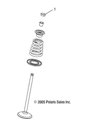 0452019 Polaris Shim Valve 2.75 Genuine Oem Part Qty 1