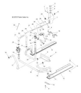 2530024 Polaris Coolant Filter Genuine Oem Part Qty 1