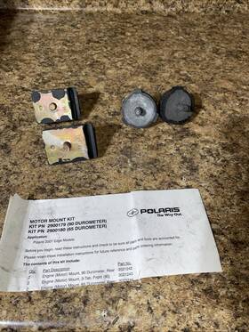 2900179 Polaris New Oem 01 Edge Engine Mount Kit