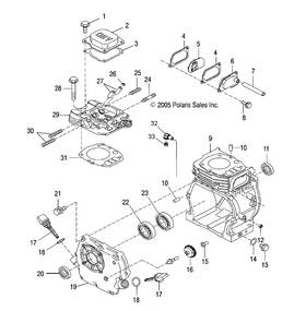 3086530 Polaris Breather Plate Genuine Oem Part Qty 1
