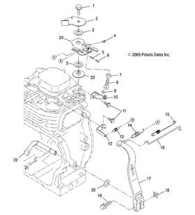 3086605 Polaris Plate Stop Genuine Oem Part Qty 1
