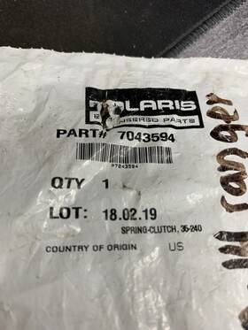 7043594 Polaris Primary Drive Clutch Spring For Ranger 570 Efi 2014 2015-2019