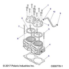 Scr-m10x1.50x83 Polaris 7520768 Hxfl 10.9 Switchback Sks Rush Rmk Pro-rmk Indy