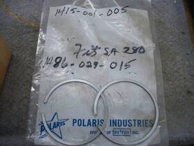 3006109 Polaris Sachs Vintage Snowmobile Sa 280 Single Std Bore 71mm Piston Rings 1415 001 005