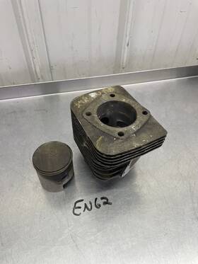 20550 Rupp 340 Snowmobile Engine Cylinder F/c Tohatsu Motor Vintage Barrel Jug Piston