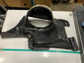 386xx Rupp Vintage Snowmobile Air Duct Cowel #386xx For 1976 Rally 440